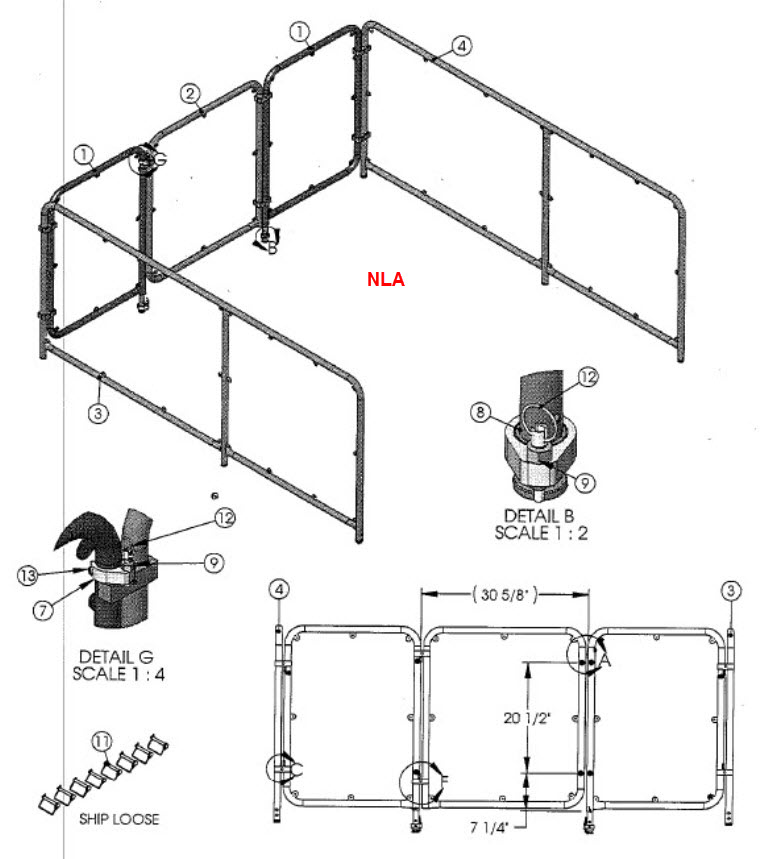 Trekwood RV Parts Raptor / 2014 / Door / Garage