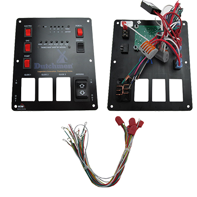 Electrical fuse panel conveniently located