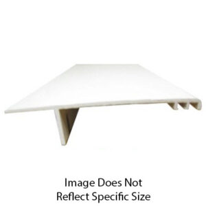 Trim - 174" - Smooth - Polar White - Slideout - w/Retainer