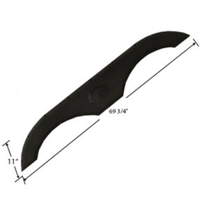 Fender - Skirt - 11" x 69" - w/o Logo - Black - Injected