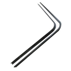 Trim - Prebent - 86" - Lower - Pair (LH & RH) - Black