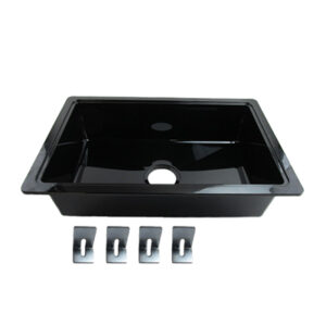 Sink - Kitchen - 25" x 17" - Single Bowl - Black - Gen 2 - Min Qty/40