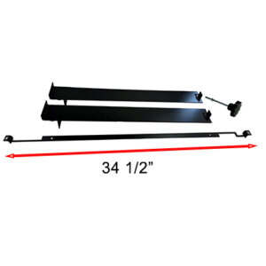 Bracket - Refrigerator - DHM1742 - Fab & Powder Coat - 4 Pc Set - For GE Model GWE19J - New Version