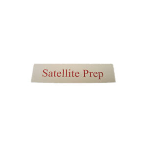 Label - Satellite Prep Label for Exterior