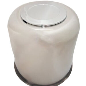 Tire - Center Cap - 4.90 CB - Stainless - TT - w/ABS Chrome Insert - American Chrome