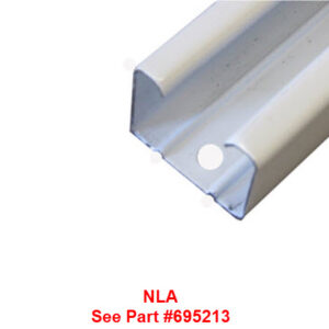 Door - Track - Pocket Door - 60" - Bright White - (12/Bx)