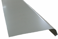 Skirt - Metal - 030 14 x 120 - 2"Rad - D-2 - Aztec Gold Textured Poly