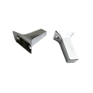Post - End - Towel Bar - Satin Nickel - Pair