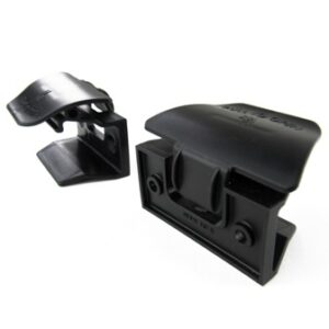 Latch - Mirror Wardrobe Door - Black - (50/Bx)