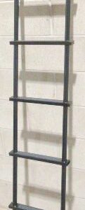 Ladder - Metal - Bunk - 68 1/2" - w/Anti Skid Tape - Black