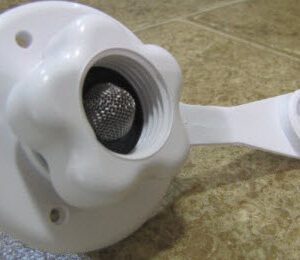 Fitting - Flange - City - PCV - No Guts - Polar White - (Min Qty 48) - 160 85 A 2P Z