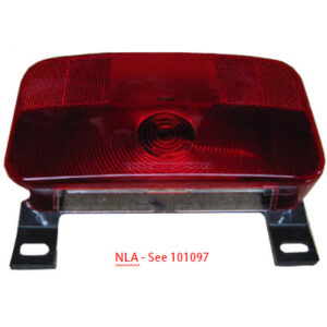 Light - Tail - Black Base - w/License Bracket