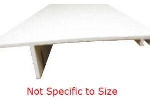 Trim - 240" - Smooth - Polar White - Slideout - w/Retainer