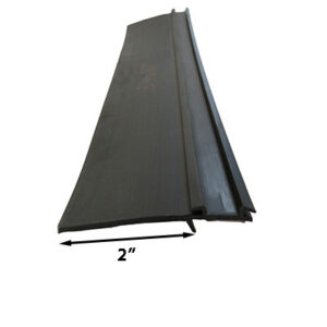 Seal - Co-Extruded - Wiper - Single - 2" - w/3M Tape - Black - (140'/Roll)