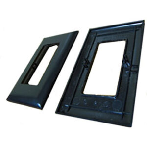 Plate - Recept - 1G - Wirecon - Black - WPDUBK