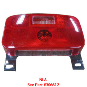 Light - Tail - RV - w/Back-Up - Driver - w/Illuminator - Black Base