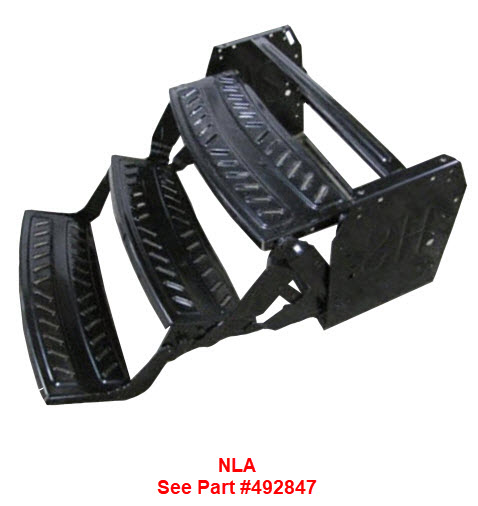 Step - Triple - 24" - 9" Drop- Radius - Perforated Plate - 993240RW - 12 or 18/Pallet