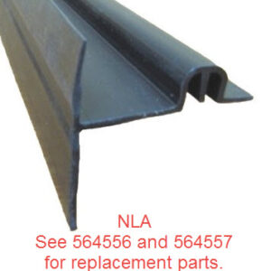 Seal - Tri-Extruded - Bottom Pan Cap - 3/4" Wear Bar - 192" - Black