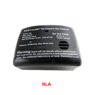 Alarm - LP - Detector - Surface Mount - 12V DC w/EOL Indicator - Hard Wire - Black - (Qty 96 = No Freight)