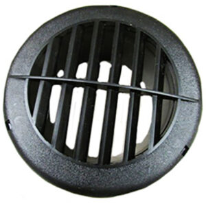 Grill - Vent Cover - 2" - Rotovent - Black