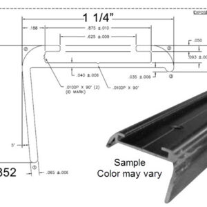 Trim - Corner Insert - T-4 Long Leg - 144" - P-4 - Polar White
