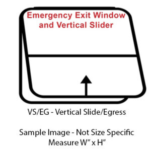 Window - 30" x 40" - VS/EG - Grey 20 - Temp - Black Frame - 8800-44162