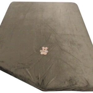 Mattress - 3" x 48 1/2" x 71 1/2" - w/12.5" x  23.5" LH Angle - Fiber - No Quilt - Teddy Bear Chocolate