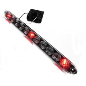 Light - Identification - 15" Slimline ID Bar - Red LED - Clear Lens - Replaces KRV 267006