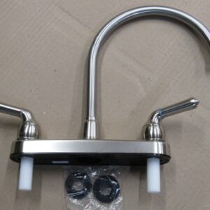 Faucet - Kitchen - High Rise - 8" - Spec. Spout - Satin Nickel - Upgrade