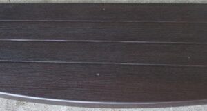 MDF - Step - Tread - 1 1/4" x 11 1/2" x 28 5/8" - Pressed - C2 - w/Counter Sink Holes - Round Over - w/Buildup - Legno Wegne