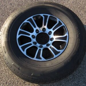 Tire - Rainier - ST235/80R16 E - 3520# 80PS - PDW - 16"x 6" - 8-6.5 - Mach - Aluminum Black - Summit