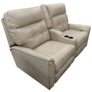 Sofa - Theater Seat - 59" - 2" Less Depth - Irongate - Buhl Sandstone - w/T70 Silver