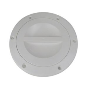 Cover - Access Port - 4" - A.B.S. - White - Import