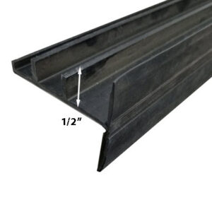 Seal - Co-Extruded - Black TPO/TPV - 1/2" Bottom Pan Seal - 190"