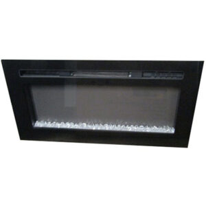 Fireplace - 32" - Electric - w/Remote Control - Crystals - Greystone Model - Black - W32BCFW/F32-18A/F3225