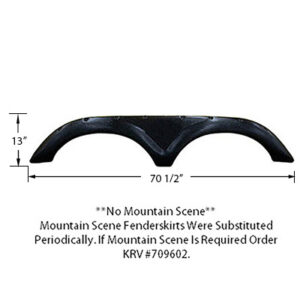 Fender - Skirt - Tandem - Hair Cell - Black