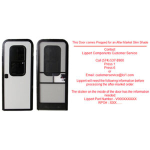 Entrance - Door - 30" x 72 1/2" - RH - FBK - BKCMH - PWCAU - ISPL - TTBKG-LI - NOB - WUSHPBKBKT20 - BKSCD - BLKKP - INPSL