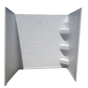 Shower - Surround - 30" x 48" x 52" - Tile 1 Pc - White