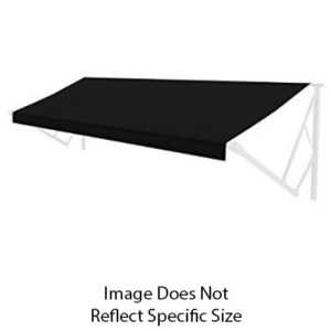 Awning - 21' - 3000 Series - Solera - Electric - Solid Black Vinyl - w/White Fabric LED