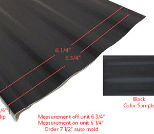 Siding - 024 - 7 1/2" x 165" - 1MDM A - Black - Mesa - TP