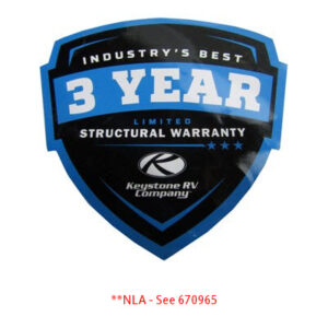 Label - Keystone Removable Warranty