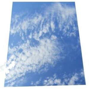 Glass - Mirror - 1/8" x 8 1/2" x 44 1/2" - Clean Cut - Safety Back