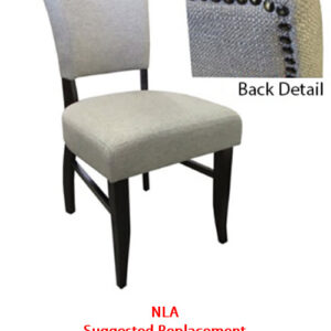 Chair - Dinette - Fixed - King - Carb 2 - Spring Seat - Minster Rub - Zeus Gray