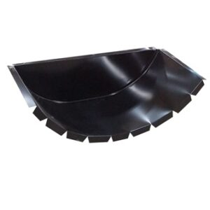 Fender - Wheel Well - 7 1/8" x 11 3/8" x 24 3/4" - Black Inside