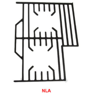 Range - Grate - Cast Iron - 2 Burner - For D-21-SBW