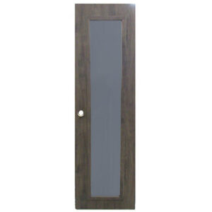 Passage - Door - 1 3/8" x 24" x 72" - Carb 2 - Full Black Etch Glass - Artist Maple