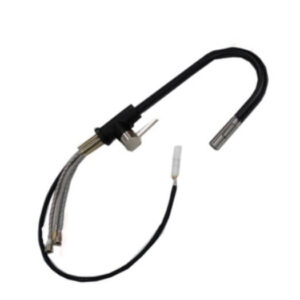 Faucet - Kitchen - Pull-Out - Single Hole - Nickel Lever Handle - Black B-Head - K8196B-1-NKBLK