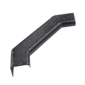 Trim - Corner Cap - Rear Bottom - 5" - Black - HC