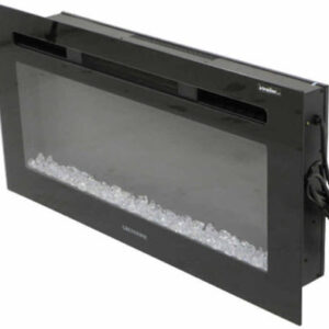 Fireplace - 40" - Electric - w/Crystals - Black - F40-18A