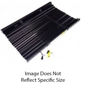 Blind - Mini - 38" x 17" - Alum - Matte Black - Import